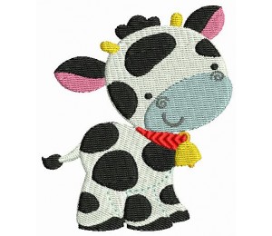 Stickmuster - Bauernhof - Kuh